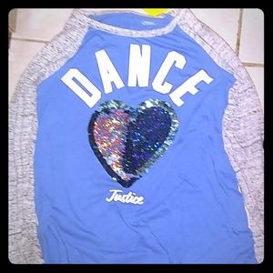 Justice dance sequence shirt